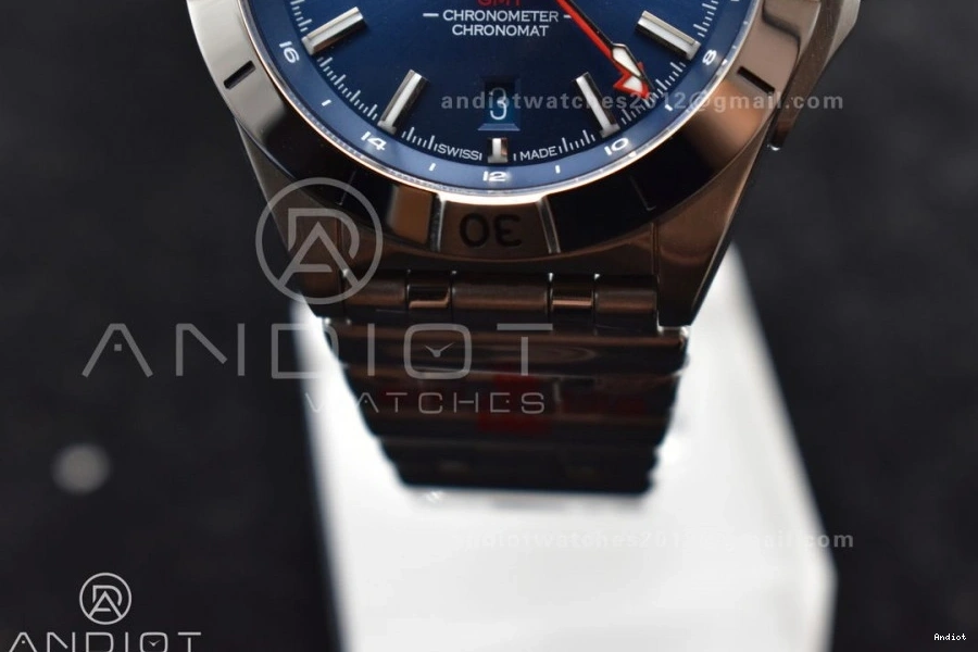 Best Factory Blue SS Bracelet GMT Breitling Dial Chronomat 40mm BLS 1:1 Automatic Edition On A2836 0508